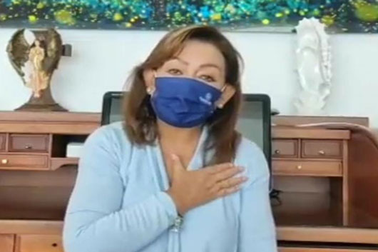 Estable, la salud de Lorena Cuéllar Cisneros ante contagio de Covid-19