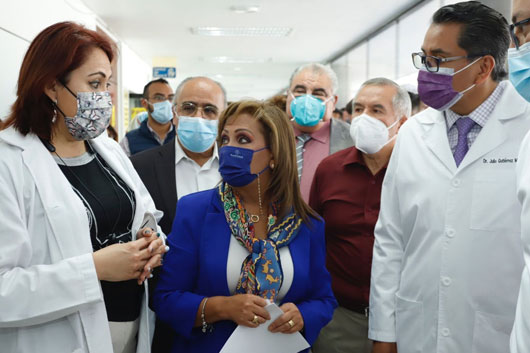 Supervisa gobernadora Lorena Cuéllar proceso de transformación a IMSS-Bienestar en hospital de Tzompantepec