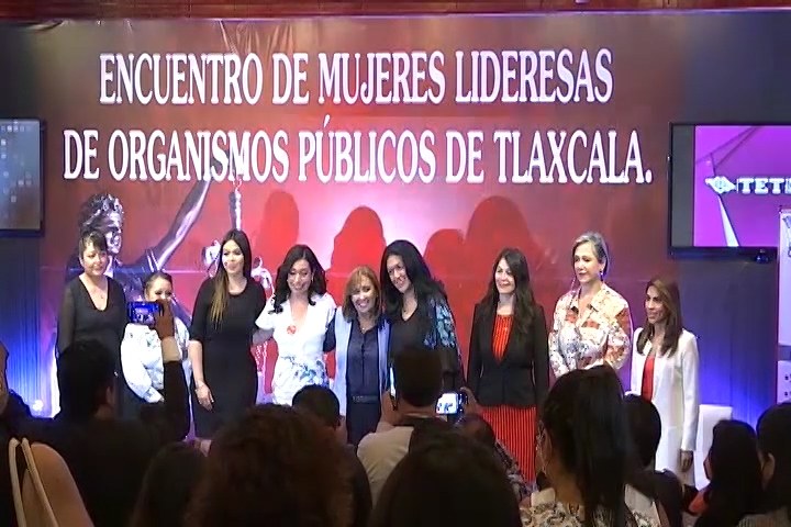 Participa gobernadora Lorena Cuéllar en el Encuentro Mujeres Lideresas de Tlaxcala 