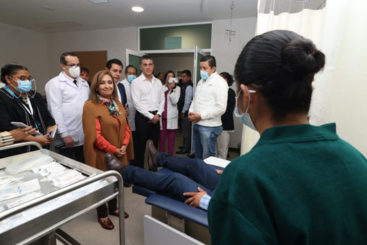 Verificó gobernadora Lorena Cuéllar avances del plan de contingencia en el hospital “Lic. Anselmo Cervantes Hernández”