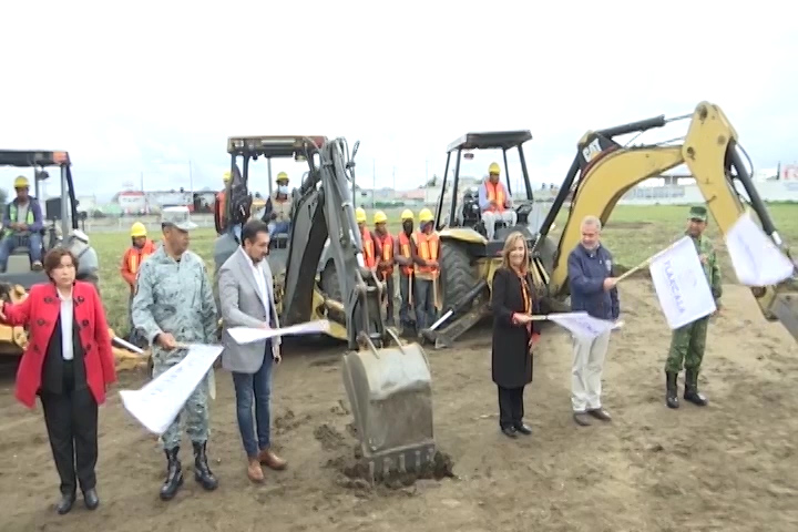 Encabeza gobernadora Lorena Cuéllar Cisneros inicio de la construcción de la nueva base de la Guardia Nacional 