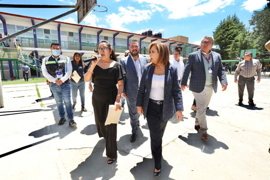 Supervisó gobernadora Lorena Cuéllar rehabilitación de infraestructura educativa con una inversión de 21.1 mdp