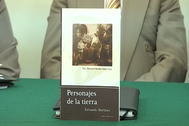 Presentarán SGHEL libro, “Personajes de la Tierra” de Fernando Martínez 