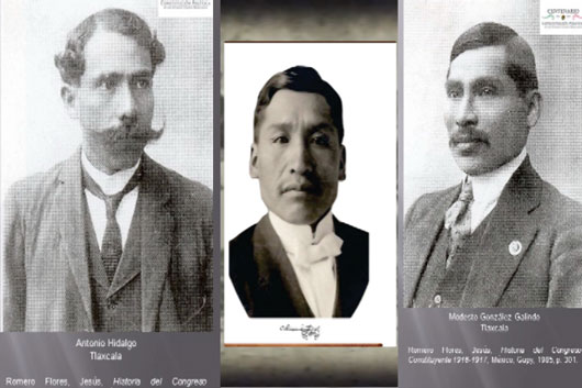 ¿Sabía que fueron tres los representantes constituyentes de 1917 por Tlaxcala? 