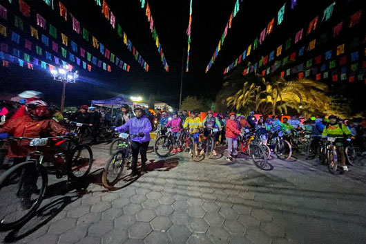Reune “Biciteando por Tlaxcala” a más de 500 ciclistas en Nanacamilpa