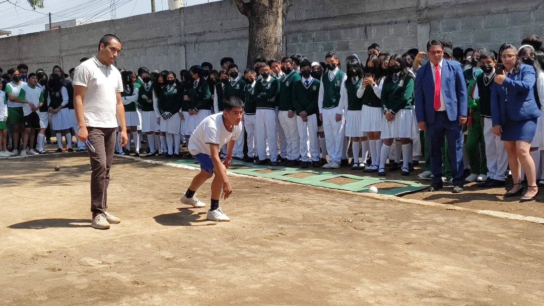 En Contla se practica Boules 