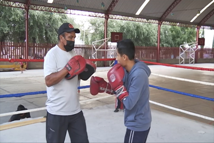 Muestra avance el centro de desarrollo de boxeo en Panotla 