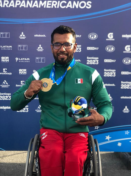 Obtiene Fernando Sánchez nava oro en Parapanamericanos de Chile