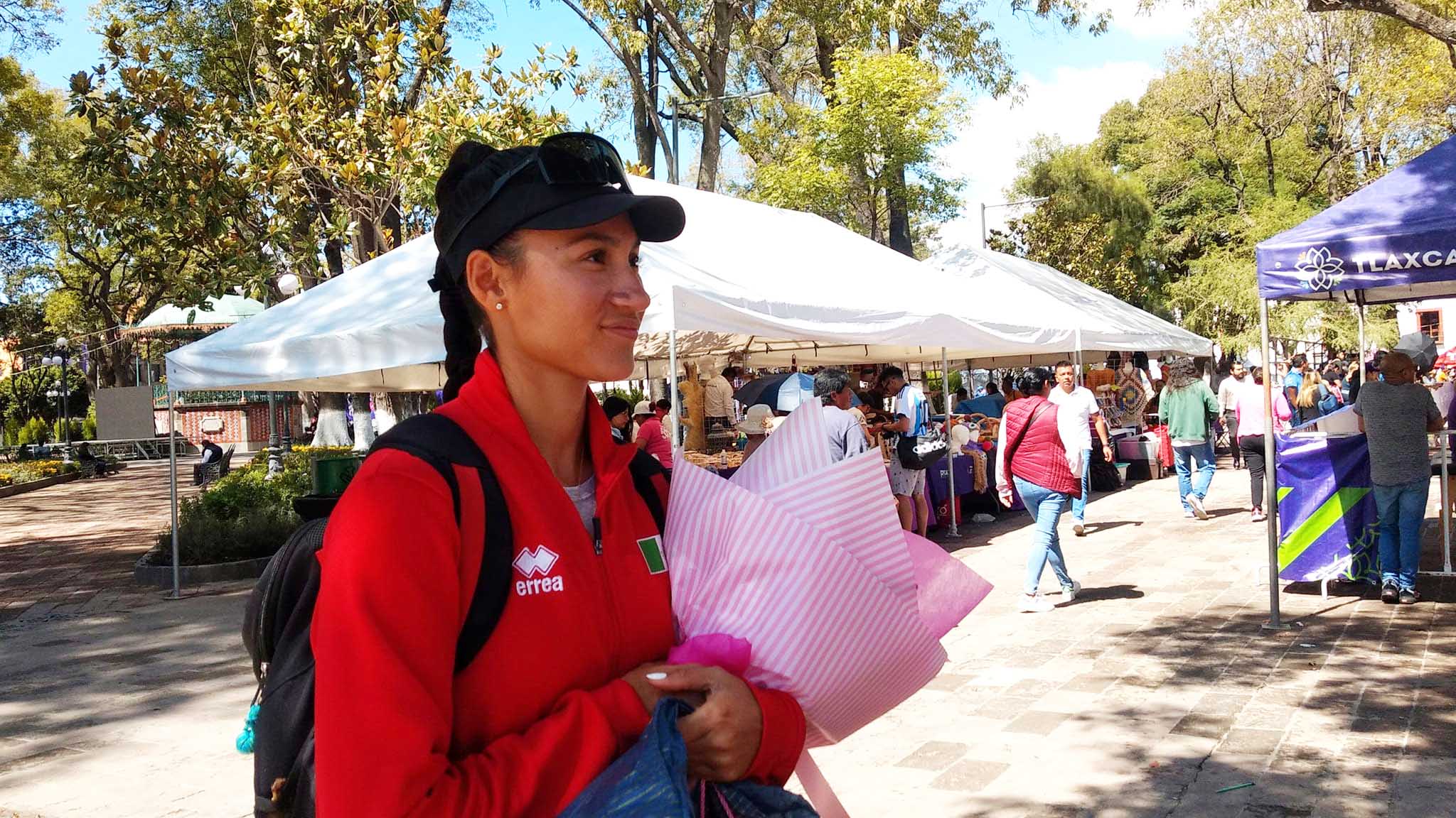 La seleccionada nacional  Atenas Gutiérrez celebró  cumpleaños en Tlaxcala