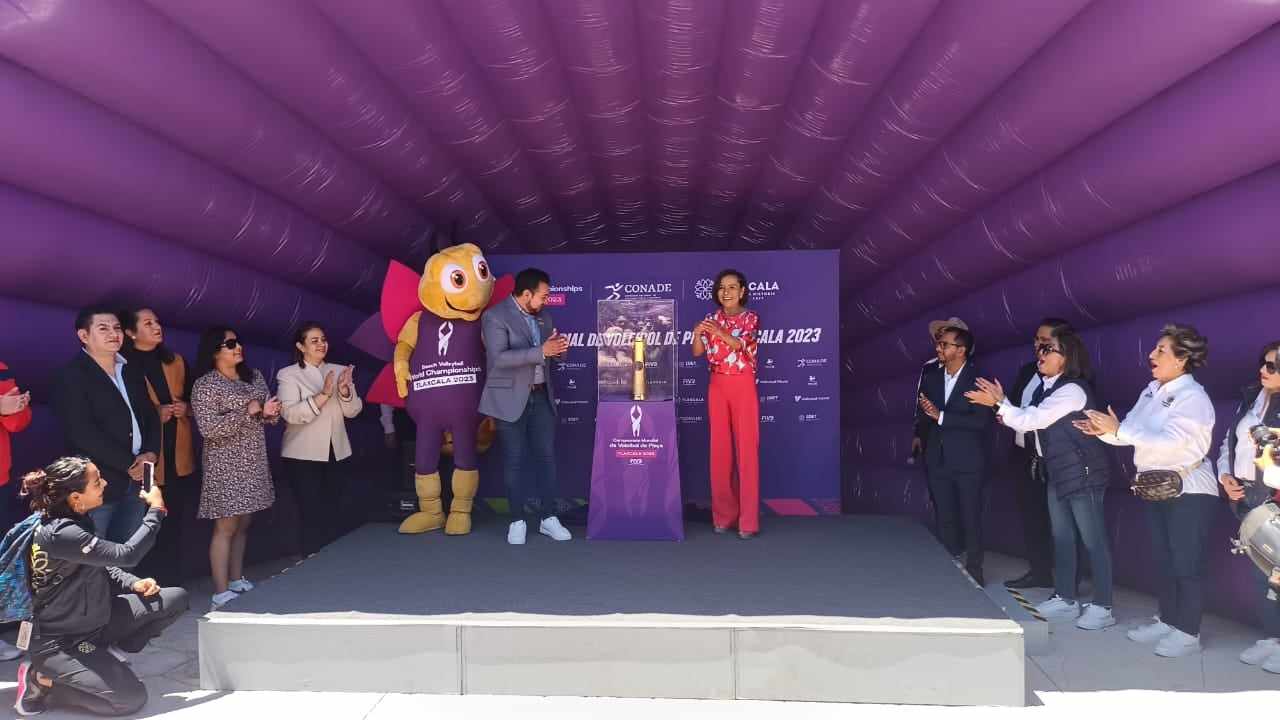 Visitó el trofeo segunda sede de Campeonato Mundial de Voleibol de Playa 