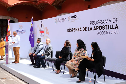 Tlaxcala, único estado de la república con dispensa de la apostilla