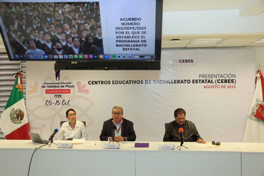 Presenta SEPE–USET centros educativos de bachillerato estatal