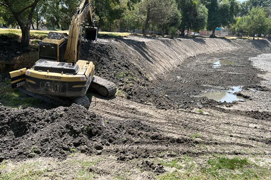  Inicia gobierno del estado rescate de cuerpo de agua en Zacatelco