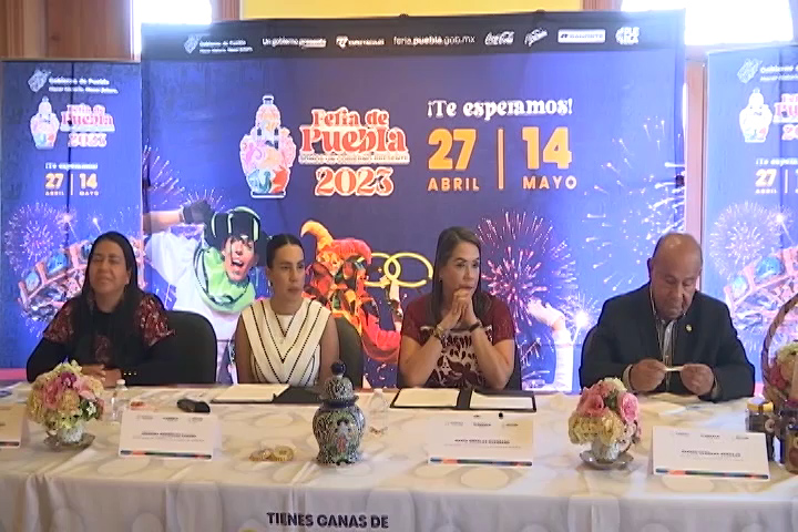 Presentan las actividades de la “Feria de Puebla 2023”