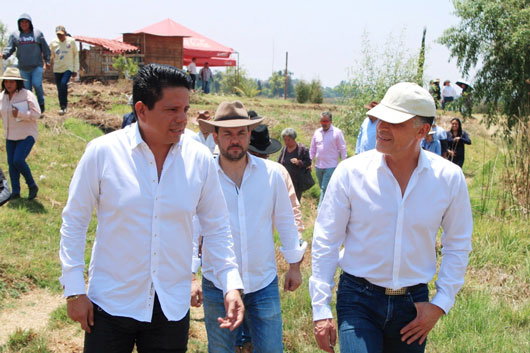 Realiza Gobierno del Estado primer recorrido de trabajo en la laguna de Acuitlapilco