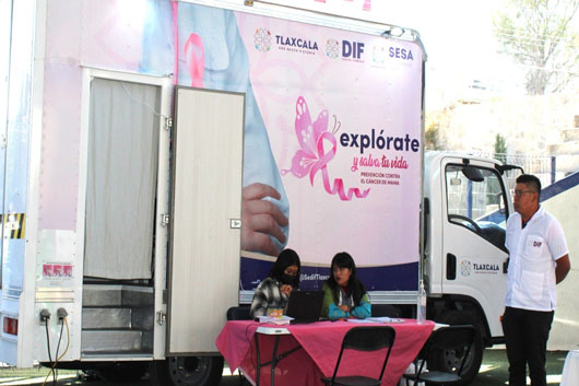 Recorren jornadas de mastografías gratuitas 13 municipios y dos empresas