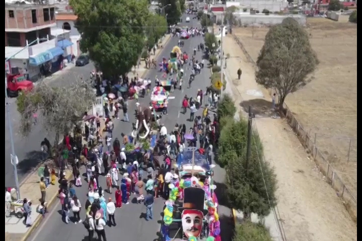 Realizan en Apetatitlán colorido carnaval 2023 