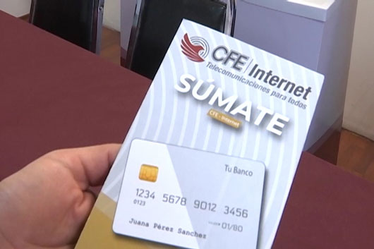 Entregará Secretaría de Bienestar Federal, chips del programa  “CFE Internet para Todos”