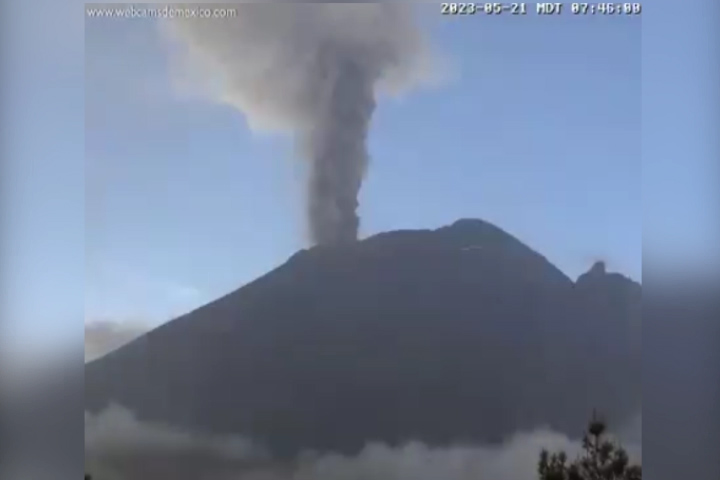 Cambia semáforo de actividad volcánica del Popocatépetl a fase 3
