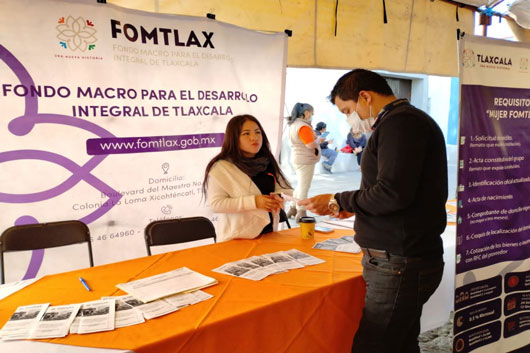 FOMTLAX orientó a 760 tlaxcaltecas interesados en obtener un financiamiento