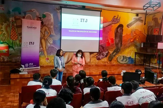 Brinda Instituto Tlaxcalteca de la Juventud taller sobre prevención de adicciones