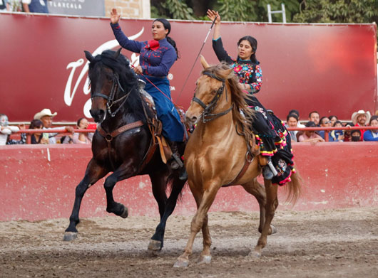 Espectáculo ecuestre deslumbró a visitantes de “Tlaxcala, la Feria de Ferias 2023”