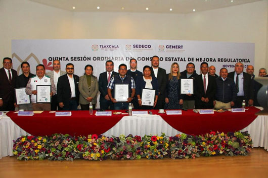 Celebró Consejo Estatal de Mejora Regulatoria Quinta Sesión Ordinaria