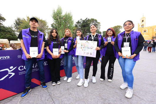 Jóvenes embajadores promueven a Tlaxcala en el mundial de voleibol de playa