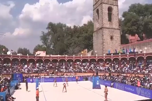Voluntarios están listos para participar en el Campeonato Mundial de Voleibol de Playa 2023