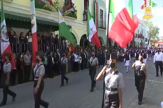 Alista desfile cívico – militar del 16 de septiembre en la capital tlaxcalteca