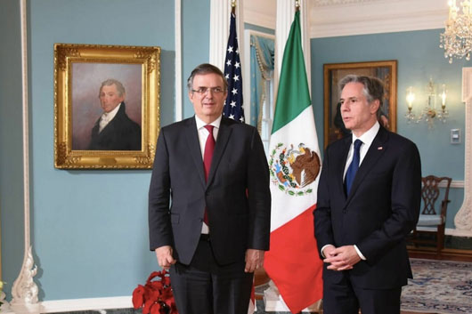 Ebrard dialoga con Blinken en seguimiento a CLAN