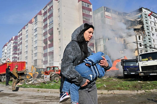 Ataques rusos en varias ciudades de Ucrania dejan 25 muertos