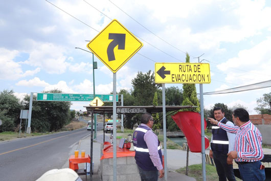 Rutas de evacuación del plan Popocatépetl se encuentran en óptimas condiciones en Tlaxcala