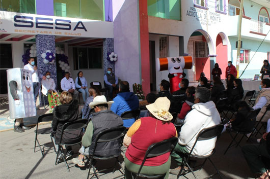 Reabre Gobierno de Tlaxcala Casa de Salud en Acxotla del Monte, municipio de Teolocholco