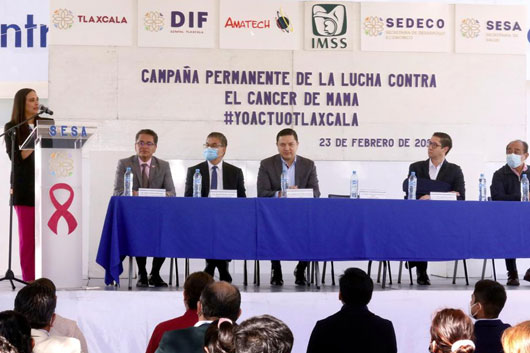 Efectuan Sedif y Sector Salud Jornadas de Mastografías Gratuitas en la empresa Amatech