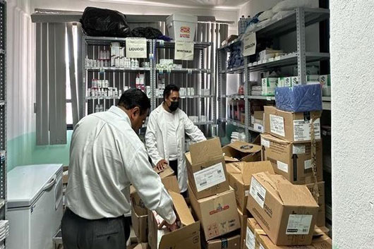 Registran abasto de medicamentos 11 unidades de salud del estado