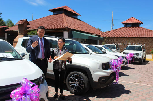 Refuerza sector salud servicios médicos para la población con equipamiento vehicular