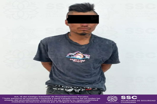 Asegura SSC a tres masculinos señalados de robo