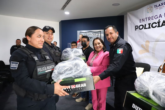 Dotó SSC de uniformes tácticos a 200 elementos de 14 municipios