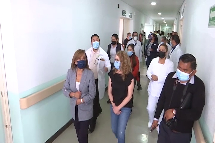 Supervisa Gobierno del Estado entrega de equipamiento al Hospital General de Calpulalpan