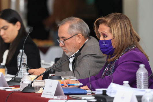 Preside gobernadora primera reunión de gabinete legal y ampliado 2023 