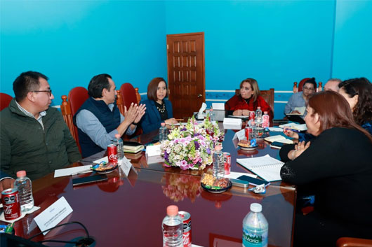 Preside gobernadora Lorena Cuéllar Primera Mesa de Trabajo para El Mundial De Voleibol De Playa, Tlaxcala 2023