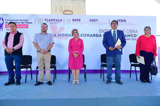 Con 3.3 mdp, gobierno del estado rehabilitó normal primaria “Profra. Leonarda Gómez blanco”