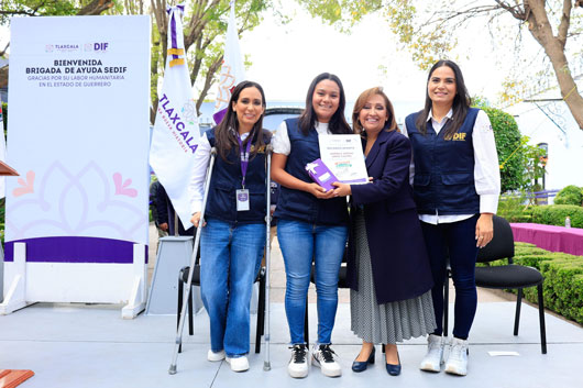 Entregó Gobernadora reconocimientos a brigadistas que apoyaron a damnificados por huracán OTIS