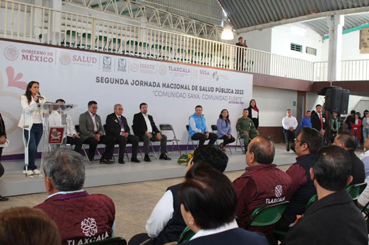 Inició segunda jornada nacional de salud pública en Tlaxcala