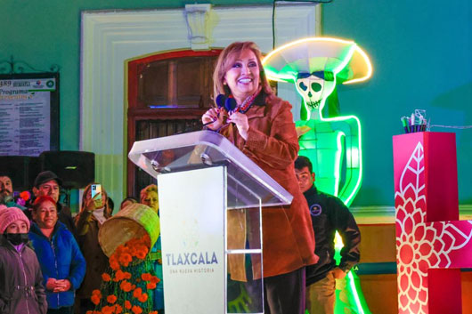 Inauguró Gobernadora festival de Día de Muertos “Amados por Siempre” en Huamantla