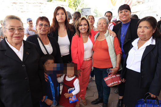 Entregó Gobernadora sustitución de pavimento en una avenida del municipio Benito Juárez