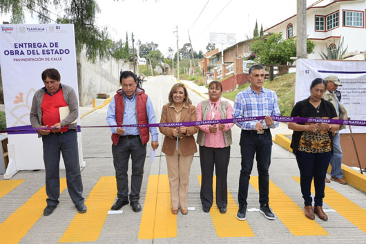 Inauguró Gobernadora infraestructura vial en Teacalco