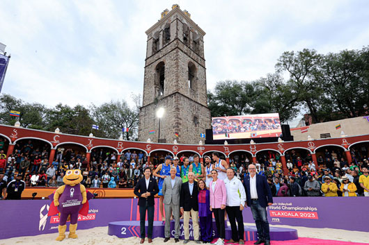 Cerró con broche de oro histórico Mundial de Voleibol de Playa Tlaxcala 2023