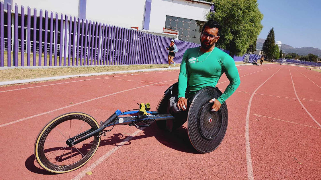 Fernando Sánchez asiste el Gran Prix de Para atletismo